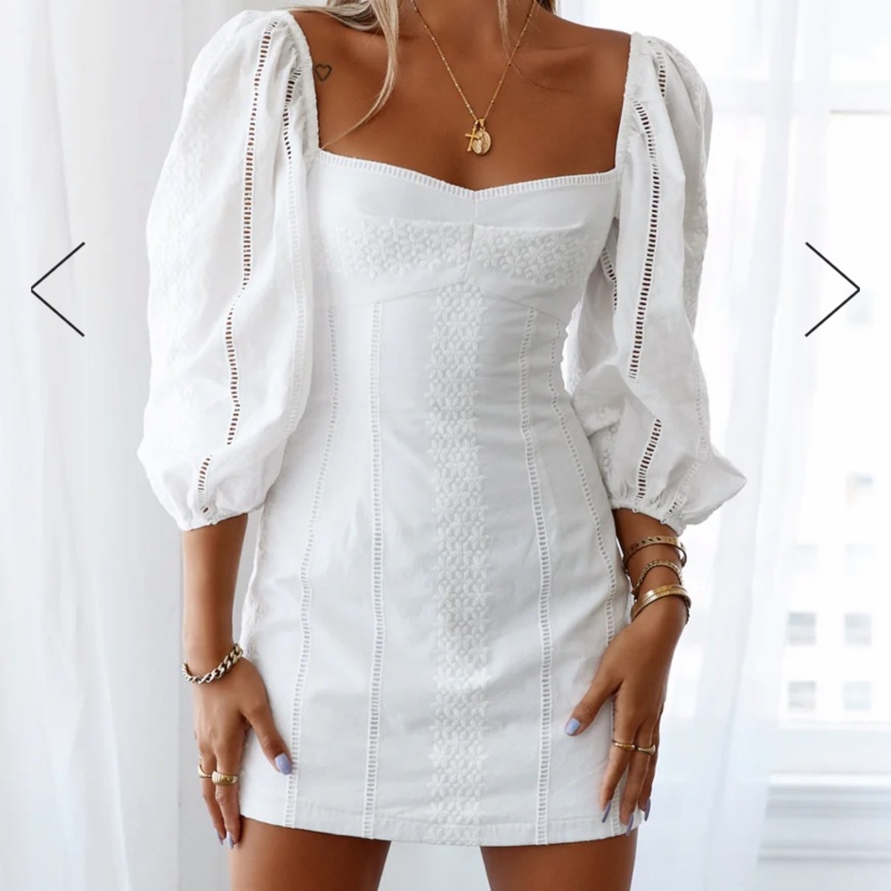 Hello Molly long sleeve mini dress - Picture 1 of 6